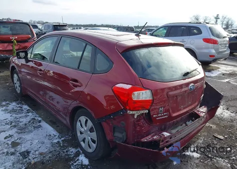 2015 Subaru Impreza 2.0I z USA, uszkodzony, nr VIN JF1GPAA64F8327200